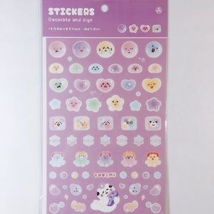 Brand new kawaii cute animals washi stickers